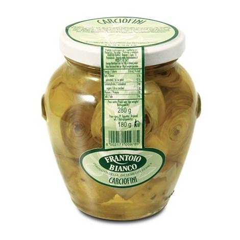 carciofini in olio extra vergine in vasetto