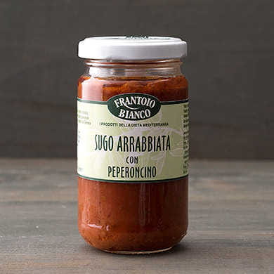 Sauce tomate prête à l'italienne arrabbiata